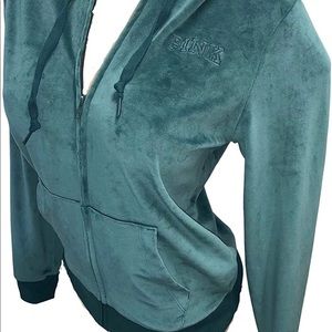 PINK full zip hoodie